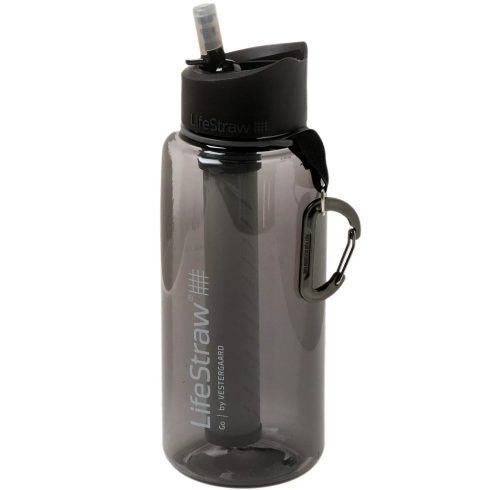 LIFESTRAW Go Grey 1.0 liter - vízszűrő kulacs - LSG1LTGYWW