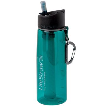 LIFESTRAW Go Dark Teal 0.65 liter - vízszűrő kulacs