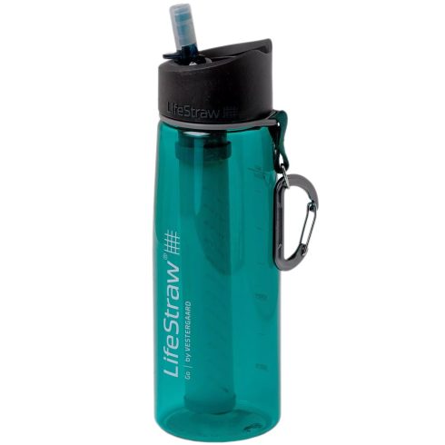 LIFESTRAW Go Dark Teal 0.65 liter - vízszűrő kulacs - LSG201DTWW