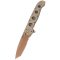 CRKT M16-14D Large Tanto Desert Camo Combo Edge bicska