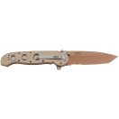 CRKT M16-14D Large Tanto Desert Camo Combo Edge bicska