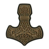 M-TAC Mjolnir Coyote PVC Morale Patch felvarró