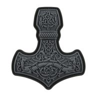 M-TAC Mjolnir Grey PVC Patch felvarró