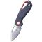 MKM KNIVES Isonzo clip point wolf grey zsebkés