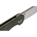 MKM KNIVES Goccia green canvas zsebkés - MK-GC-GC