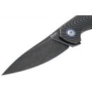 MKM KNIVES Goccia Stonewashed Titanium black zsebkés