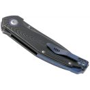MKM KNIVES Goccia Stonewashed Titanium black zsebkés - MK-GC-TDSW