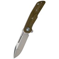 MKM KNIVES Clap Micarta Green zsebkés - MK-LS01-NC