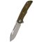 MKM KNIVES Clap Micarta Green zsebkés - MK-LS01-NC