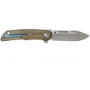 MKM KNIVES Clap Micarta Green zsebkés - MK-LS01-NC
