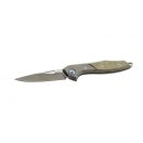MKM KNIVES Cellina with titanium holster micarta zsebkés  - MK-MY02-GCT