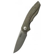 MKM KNIVES Timavo Green Micarta zsebkés