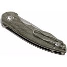 MKM KNIVES Timavo Green Micarta zsebkés