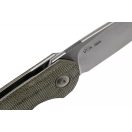 MKM KNIVES Timavo Green Micarta zsebkés