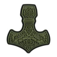 M-TAC Mjolnir Olive PVC Morale Patch felvarró