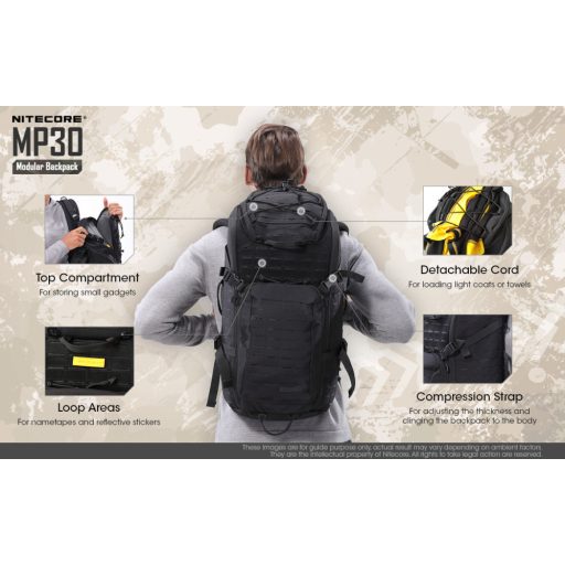 NITECORE Modular Backpack MP30 hátizsák - MP30