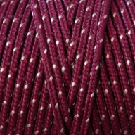 Microcord tipusú zsinór - Fényvisszaverős Burgundi