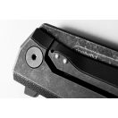 LIONSTEEL Myto Titanium Old Black zsebkés - MT01B-BW