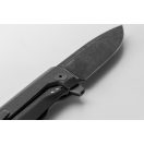 LIONSTEEL Myto Titanium Old Black zsebkés - MT01B-BW
