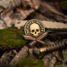 M-TAC No Knife No Life Coyote PVC Morale Patch felvarró