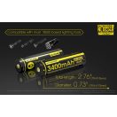 NITECORE 18650 típusú 3400 mAh akkumulátor USB - NL1834R