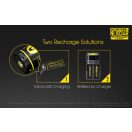 NITECORE 18650 típusú 3400 mAh akkumulátor USB