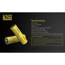 NITECORE 21700 típusú 4500 mAh akkumulátor 