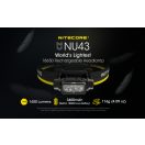 NITECORE NU43 fejlámpa
