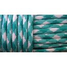 Paracord zsínór - Türkiz & Fehér