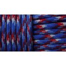 Paracord zsínór - Piros, Fehér & Kék - P023