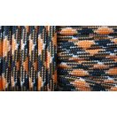 Paracord zsínór - Black Saffron Yellow Camo - P046