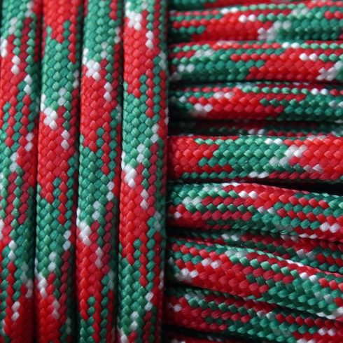 Paracord zsínór - Holly Jolly