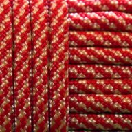 Paracord zsínór - Redwhite Diamond