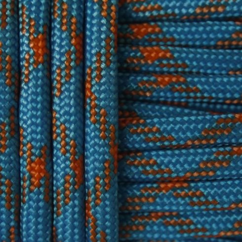 Paracord zsínór - Blue Orange