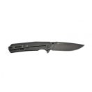 RUIKE P801-SB Black Stonewashed zsebkés - P801-SB