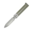 PROMETHEUS DESIGN WERX SPD Invictus Bali-B Micarta pillangókés