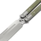 PROMETHEUS DESIGN WERX SPD Invictus Bali-B Micarta pillangókés