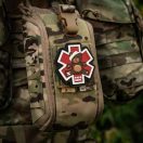 M-TAC Paramedic Teddy Bear PVC Patch felvarró