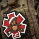 M-TAC Paramedic Teddy Bear PVC Patch felvarró