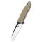 QSP KNIFE Phoenix G-10 Brown zsebkés