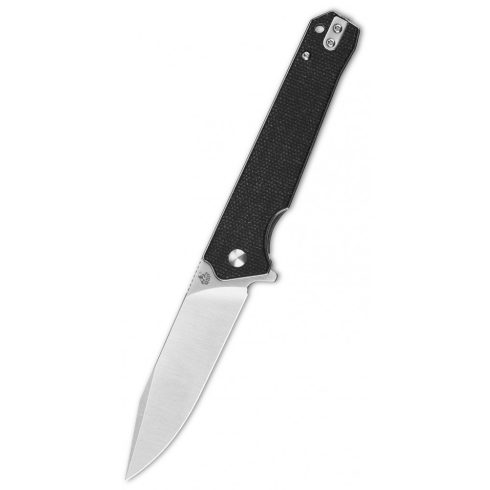 QSP KNIFE  Mamba V2 Black Micarta zsebkés - QS111-G