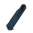 QSP KNIFE  Mamba V2 Blue Micarta Black Stonewash zsebkés - QS111-H2