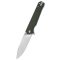 QSP KNIFE  Mamba V2 Green Micarta zsebkés - QS111-I1