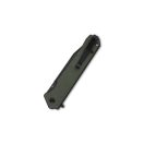 QSP KNIFE  Mamba V2 Green Micarta Black Stonewash zsebkés - QS111-I2