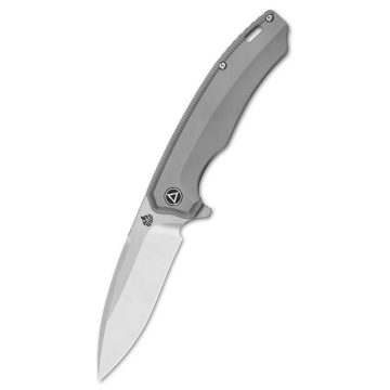 QSP KNIFE Woodpecker Grey Titanium zsebkés