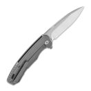 QSP KNIFE Woodpecker Grey Titanium zsebkés