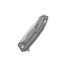 QSP KNIFE Woodpecker Grey Titanium zsebkés