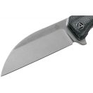 QSP KNIFE  Pelican Black Micarta zsebkés - QS118-D1
