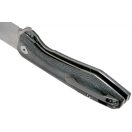 QSP KNIFE  Pelican Black Micarta zsebkés - QS118-D1