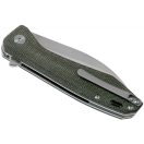 QSP KNIFE  Pelican Green Micarta zsebkés - QS118-E1